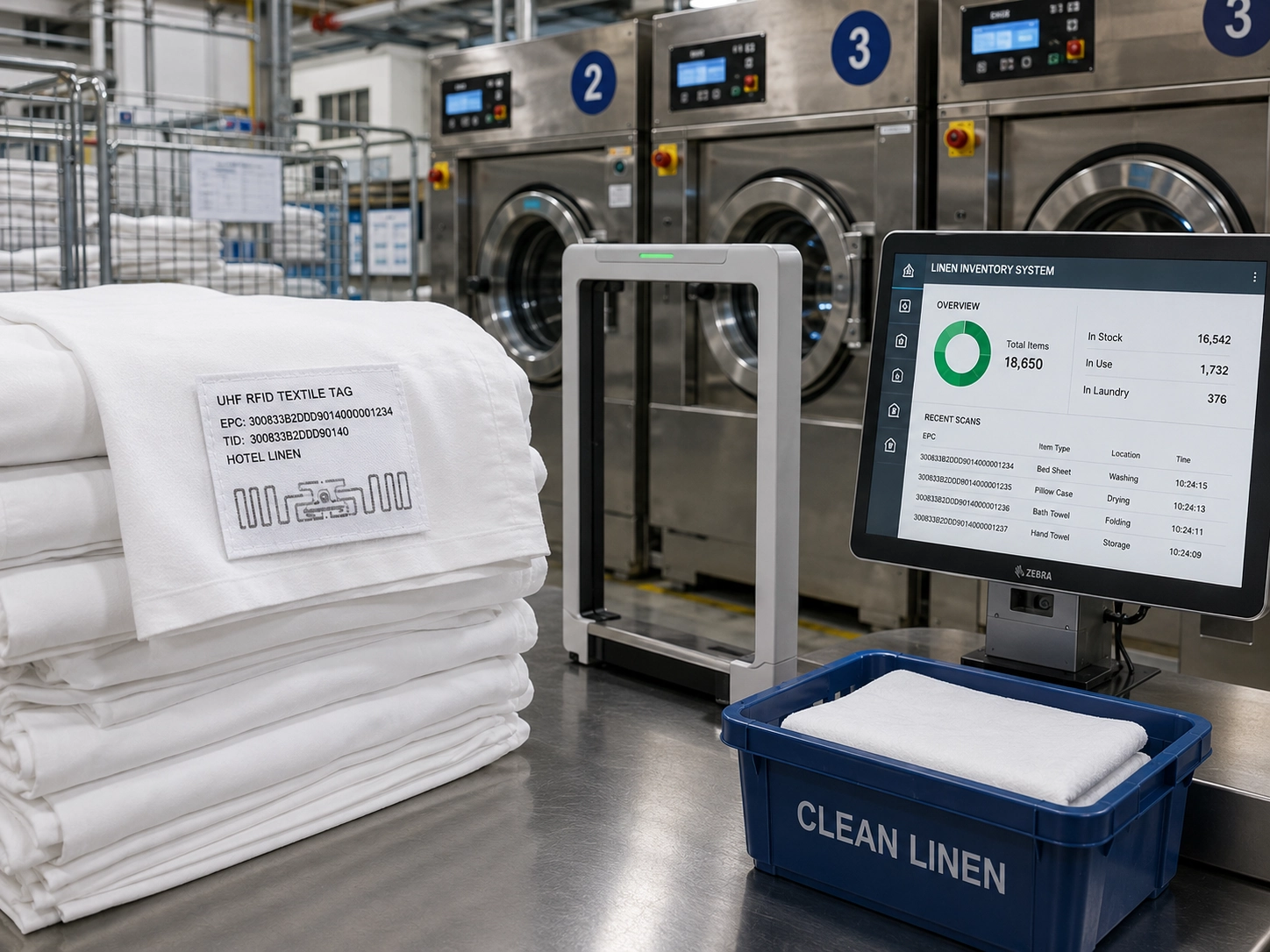 Etiquetas textiles UHF RFID para seguimiento de ropa de hotel: una guía para ...
